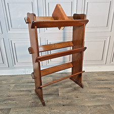 Vintage Wooden Book Trough –