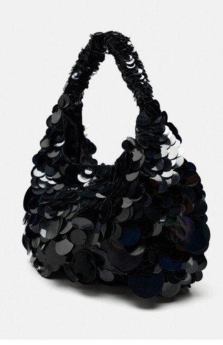 Zara bucket bag with - zara, beading