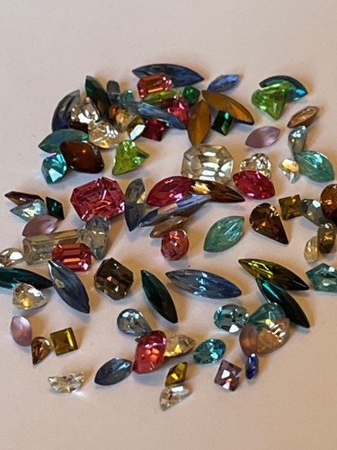 Rhinestones vintage mixed - vintage,