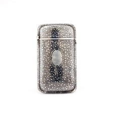 Rare Georg Adam Scheid GAS Solid Silver & Niello Cigarette Case