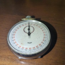 Heuer Stopwatch Manual Wind Used Vintage Sports Timer Collectible