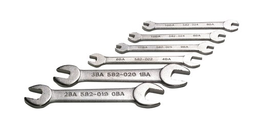 Laser tools spanner set 6pc - spanner,