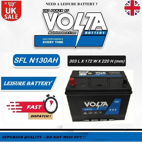 12v 130ah leisure battery - leisure,