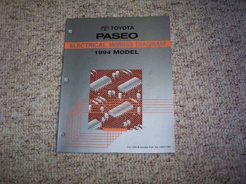 1994 toyota paseo - paseo, electrical