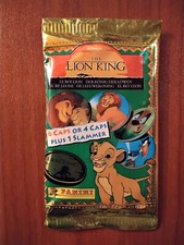 THE LION KING PANINI CAPS COLLECTION BUSTINA PIENA SIGILLATA NUOVA PERFETTA ++++