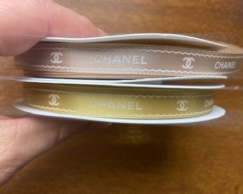Chanel printed ribbon 1cm - chanel,