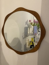 Vintage Teak Backed Wall