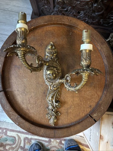 Vintage two branch - two-branch, ornate
