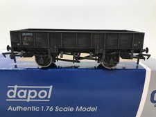 DAPOL OO GAUGE 4F-060-008 BR BLACK GRAMPUS WAGON + FACTORY WEATHERED + BOXED