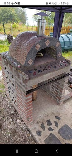 Wood fired pizza oven - pizza,