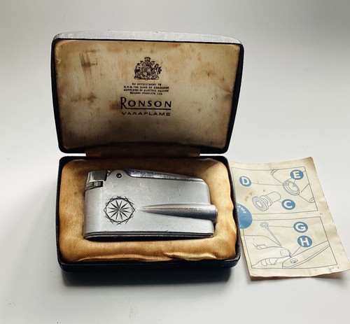 Vintage ronson varaflame slim - ronson,