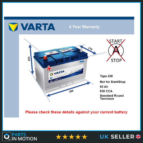 Battery fits lexus is220d - battery,