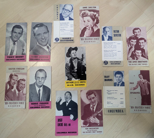 1950s emi artists photo - x,