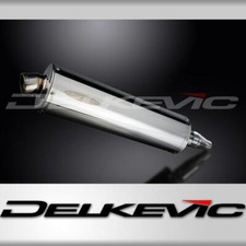DERBI SENDA TERRA ADVENTURE 125 2008-2017 450mm OVAL STAINLESS BSAU EXHAUST KIT