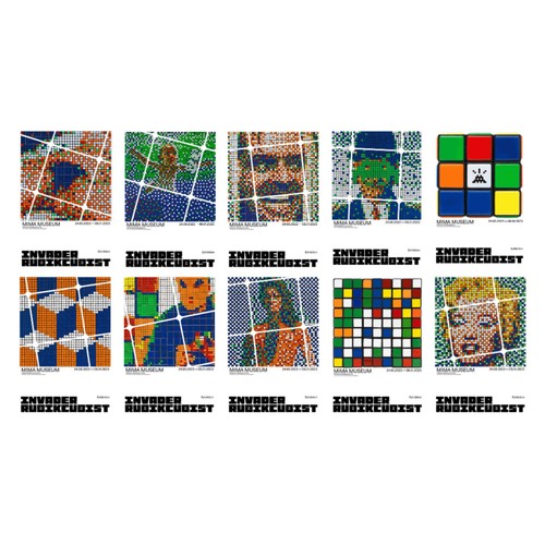 Space invader rubikcubist - rubikcubist,
