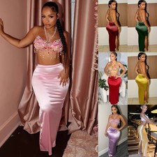 Summer Ladies Satin Silk