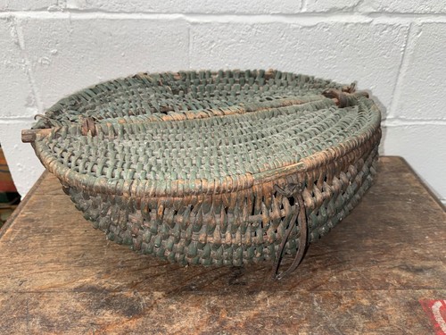 Early antique woven wicker - antique,
