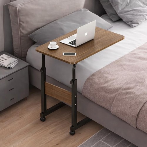 Adjustable overbed table with - overbed,