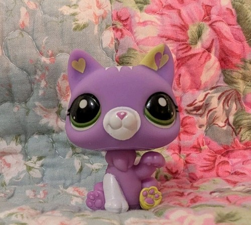 Lps purple cat 75 - lps, #75