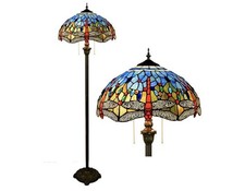 Tiffany-Style Dragonfly Floor
