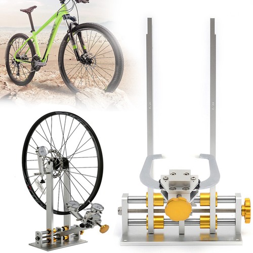 Bicycle wheel truing - truing, stand