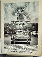 SUNBEAM ALPINE MOTORCAR / 7 UP