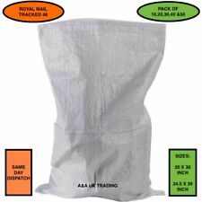 Rubble Bags Sacks Bulk Builders Garden Waste Heavy Duty Large Woven 60 X 100 CM