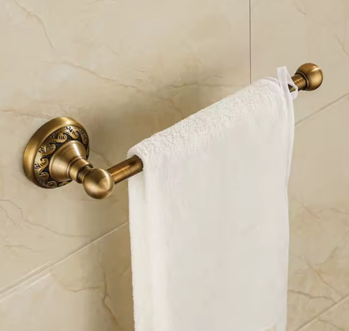 Antique bronze towel bar - towel, rail