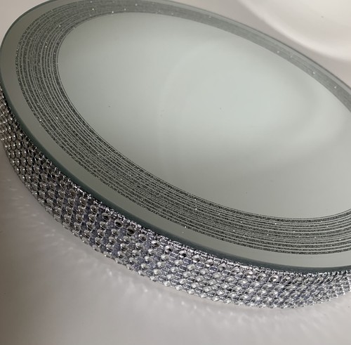 10inch 25cm round mirrored - round,