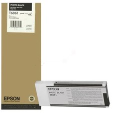 Original Epson T6061 Cartridge 220Ml Black Photo Stylus Pro 4800/4880