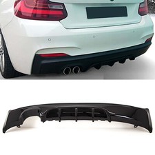 Fits BMW 2 Series F22 F23 Rear Bumper Diffuser Spoiler Twin M Performance Style