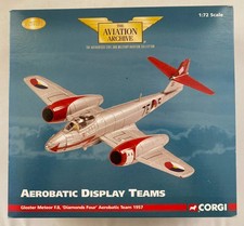 Corgi Aviation 1:72 Gloster Meteor F8 Diamonds Four Aerobatic Team AA35006 Lt Ed