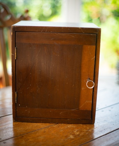 Vintage wooden medicine - vintage,