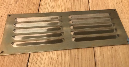 Brass old ventilation grille - brass,