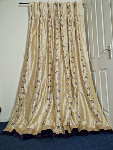 Single vtg embroidered - embroidered, silk
