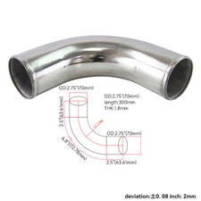 70mm 2.75" inch 90 Degree