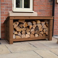 Wooden Firewood Log Storage -