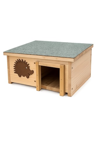 Garden mile wooden hedgehog - wooden,