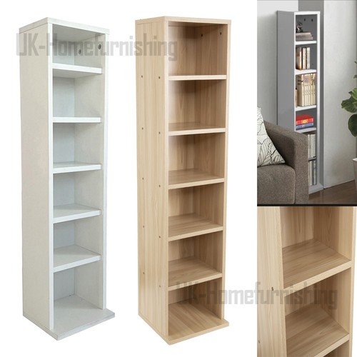 Tier wooden dvd media - 6-tier,