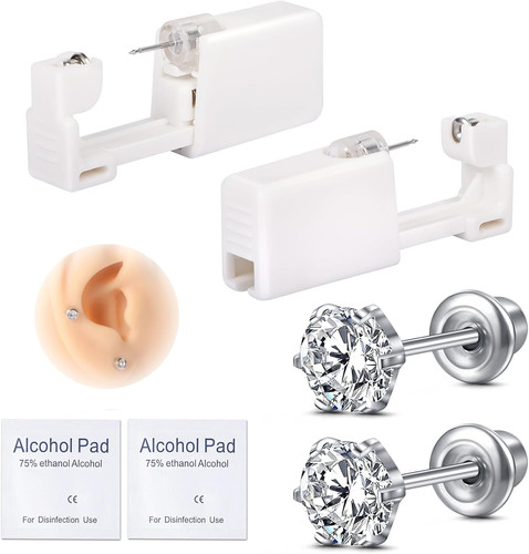 Ear piercing kit self - piercing, kit,