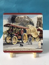 The Garrett Steam Traction Engine - Quality U.K. Manf Coaster