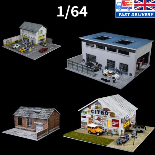 Diorama car parking lot - car,