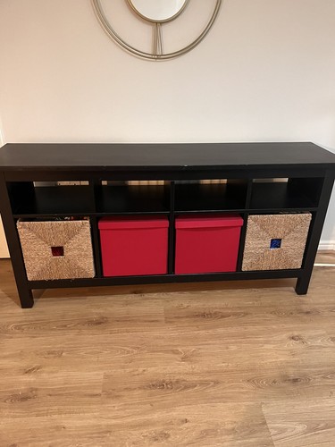 Ikea black cabinet storage - tv, cabinet/storage