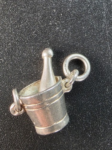 Vintage sterling silver bucket - vintage,