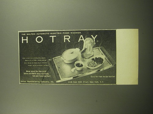1958 salton hotray the - -,