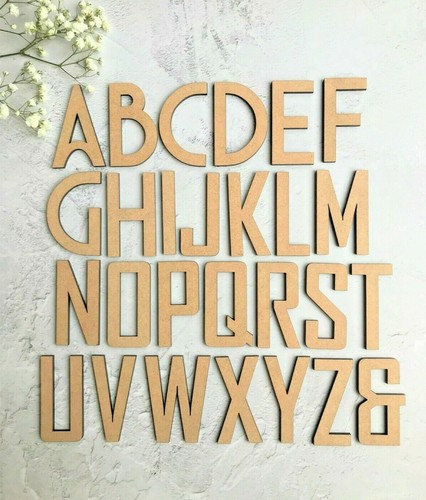 Art deco retro - wooden, letters