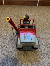 Vintage Jurassic Park Bush Devil Tracker 1993 Jeep Toy - Used with all parts