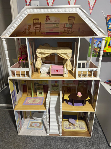 Kidkraft wooden storey white - wooden,