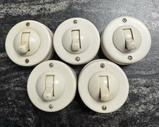 5 x Vintage Crabtree Bakelite