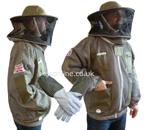 Bee keeping round hat jacket - bee,